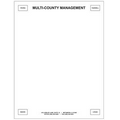 8.5" x 11" Letterhead Printed Black